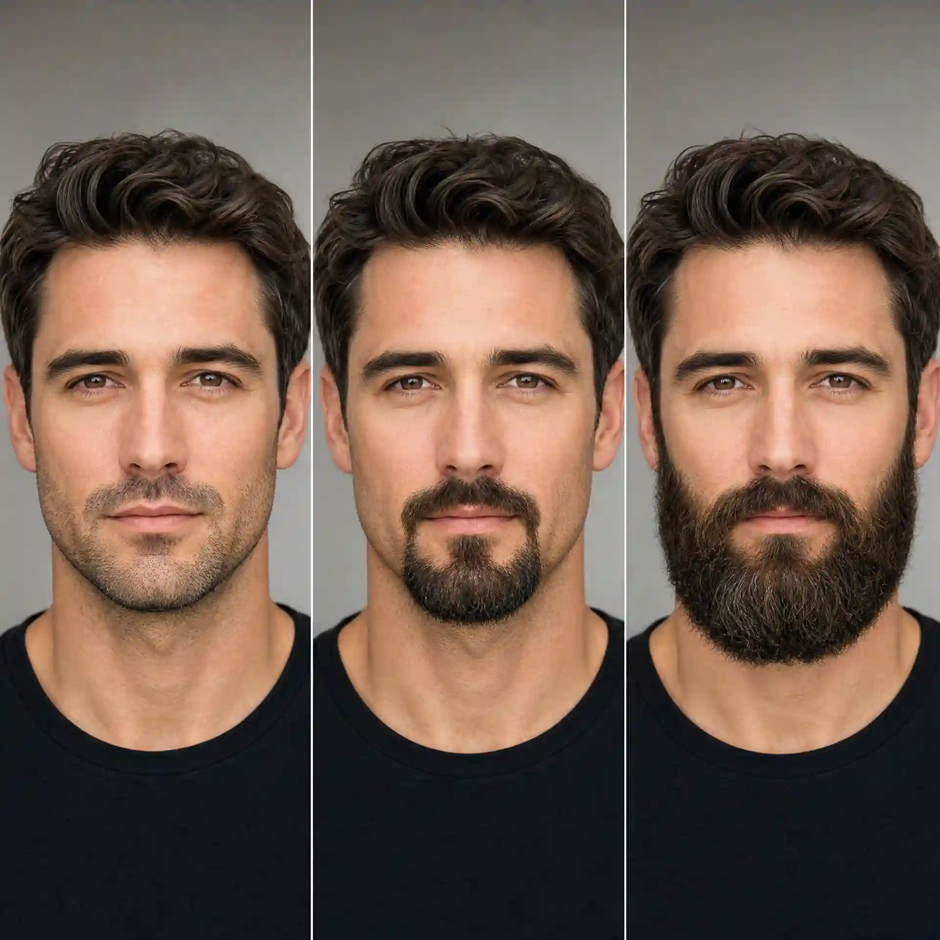 Beard generator cloud rendering result showing a fast studio quality facial hair makeover