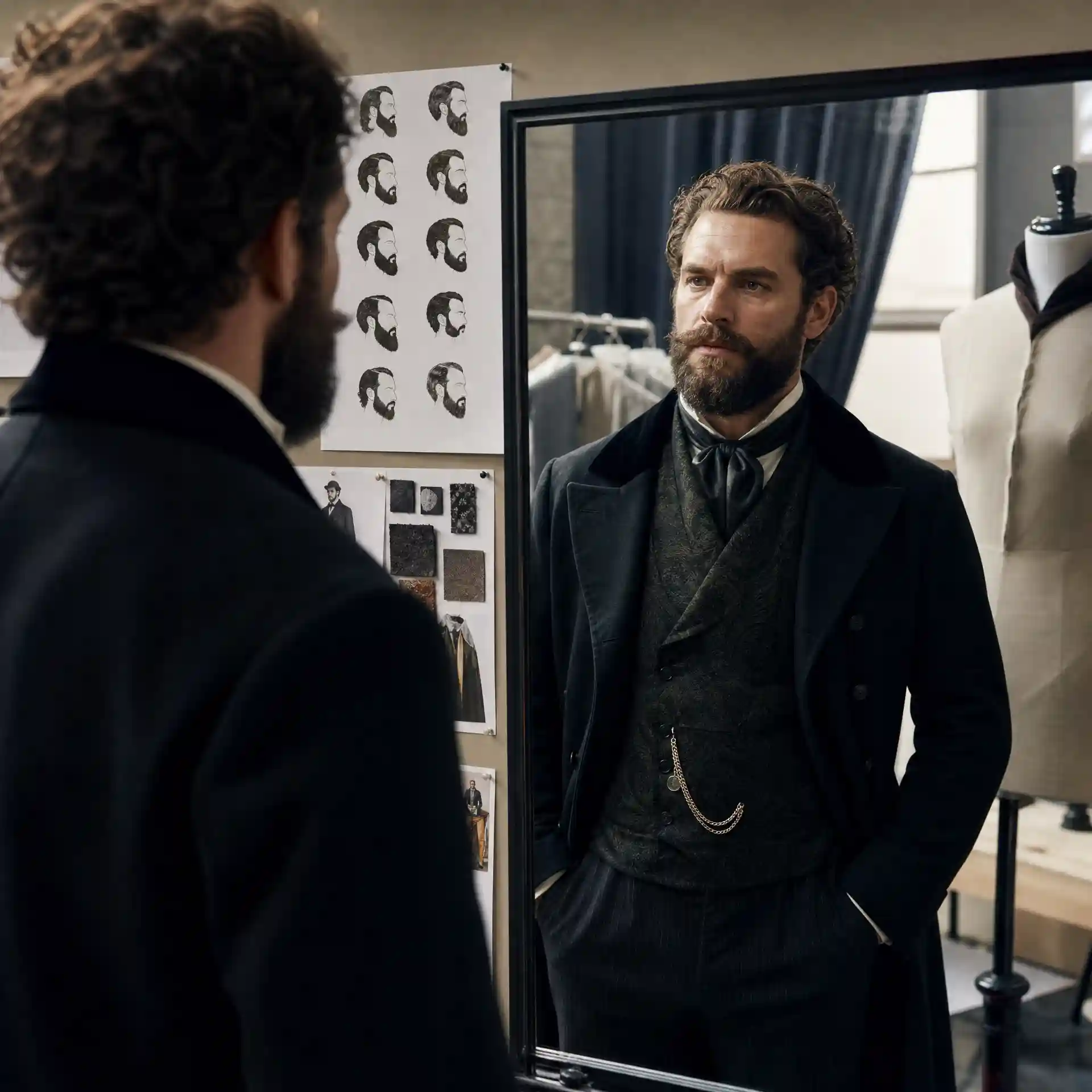 Beard styles for men visualizing actor and cosplay character appearances accurately