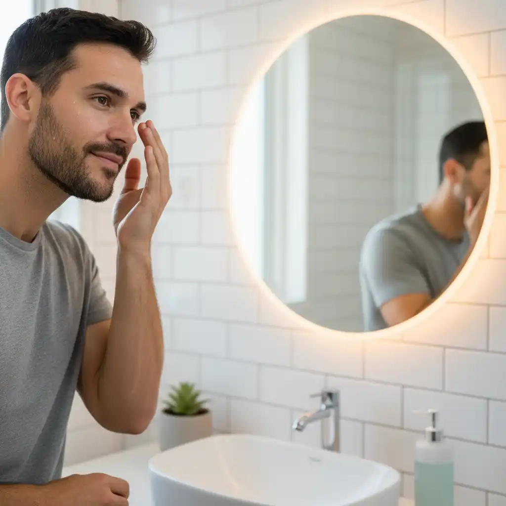 Waiting period guidance when using beard removal cream, with strict timing, monitoring for stinging, and immediate removal if discomfort arises to avoid chemical burns, prioritizing safety over aggressive exposure duration.