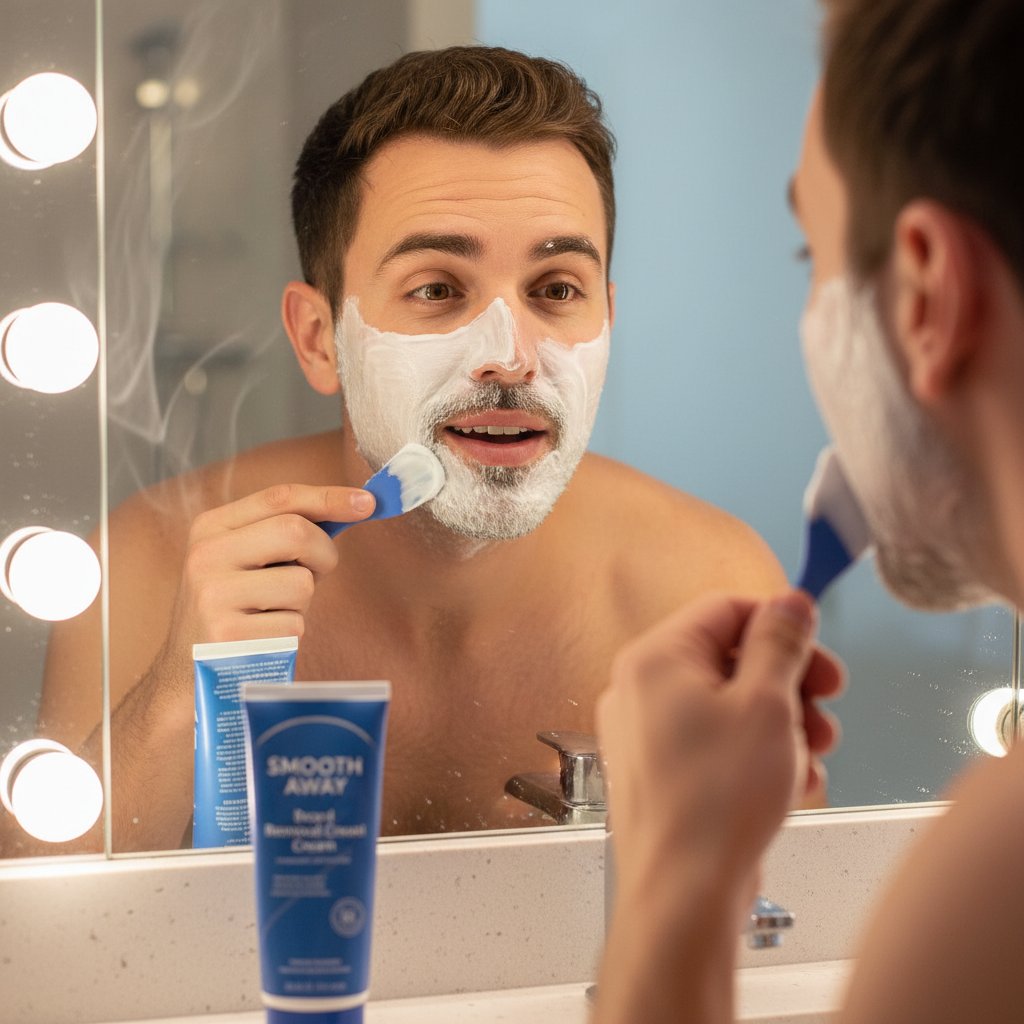 Beauty facial hair beard remover example 2