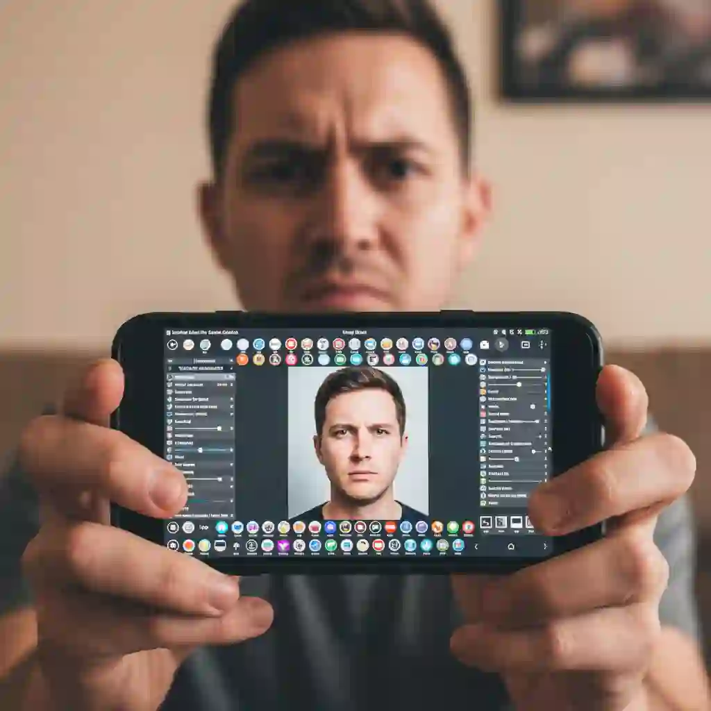 Demonstration of complexity in general photo editors compared to an app that removes beard, showing how specialized AI tools avoid tedious workflows and permissions while delivering accurate, consistent no-beard results fast.