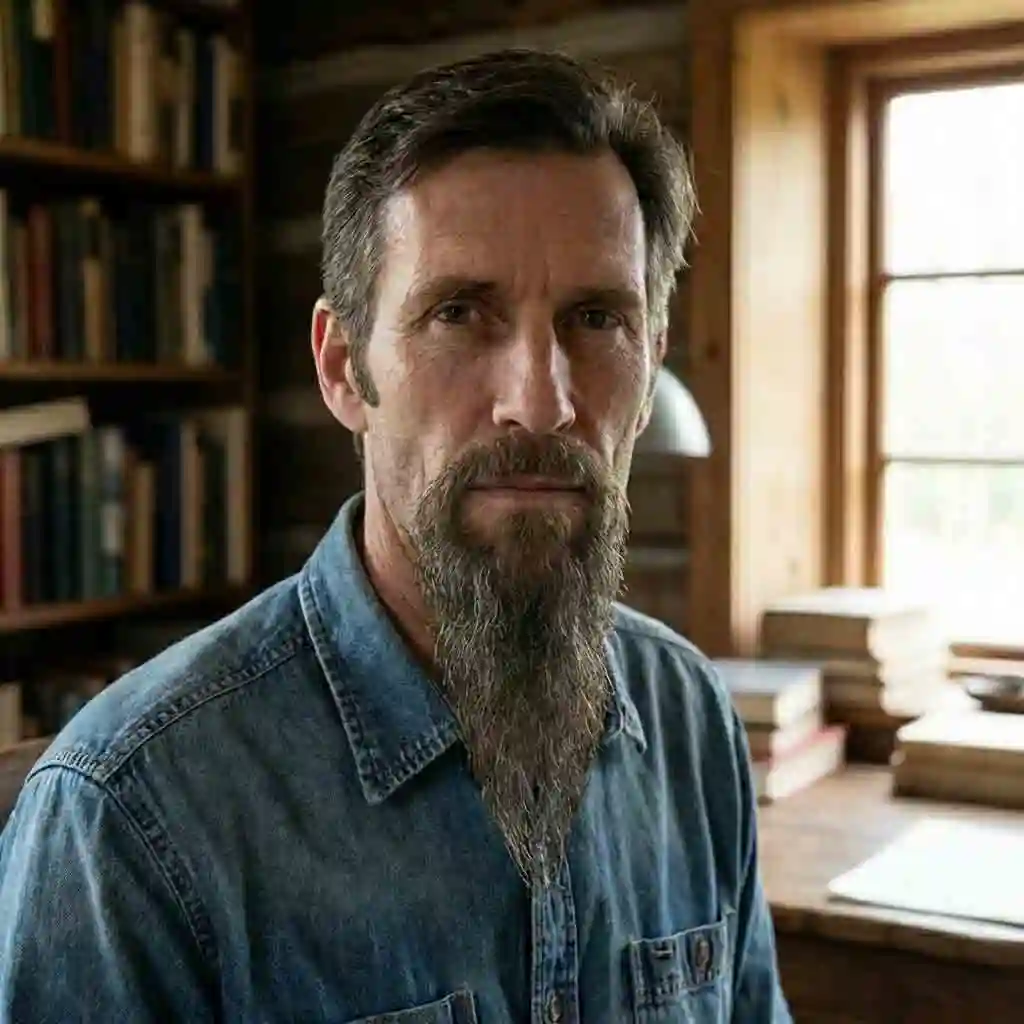 Example of Long Goatee on a rectangle face drawing the eye downward and elongating the face which is the worst beard for your face shape strategy.