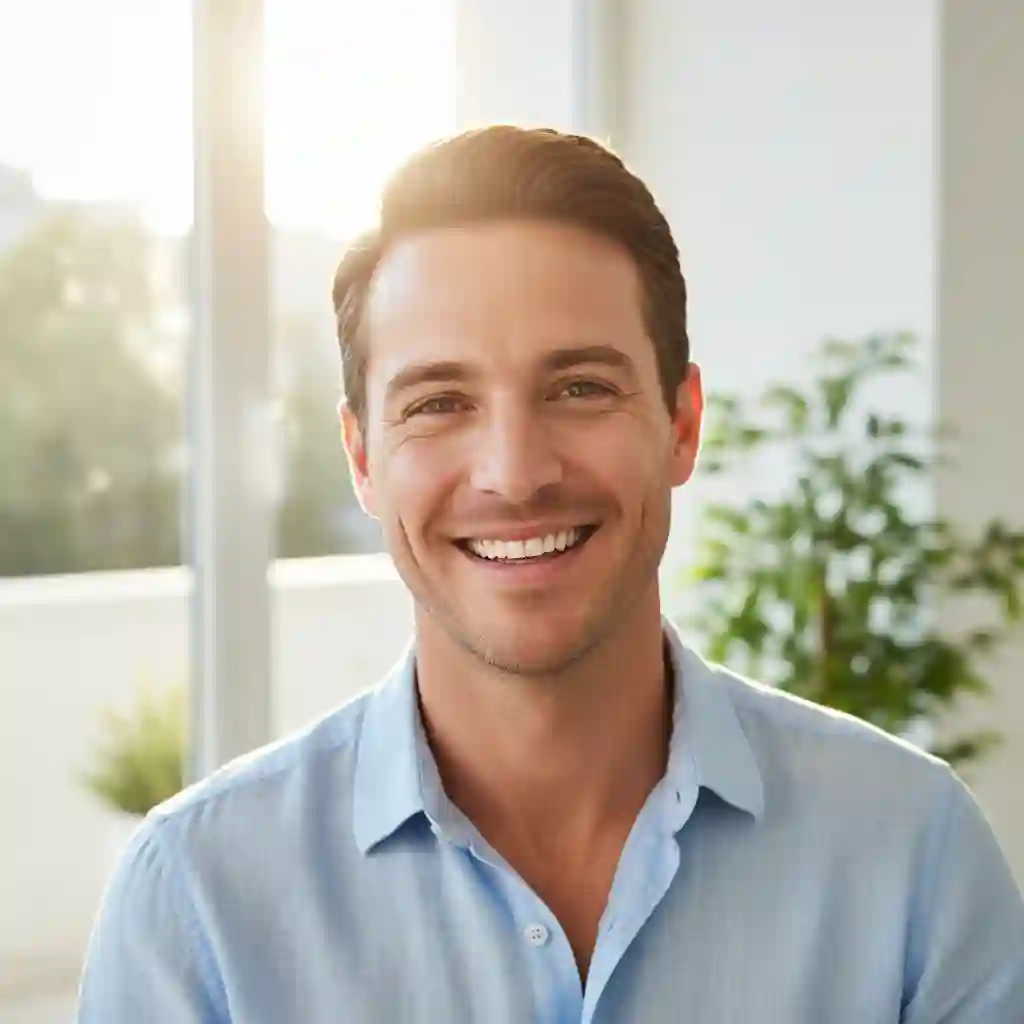 A happy couple smiling, showing how a clean-shaven look can sometimes be the best decision after exploring various beard styles and face shapes for finding true confidence.