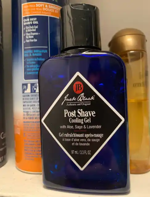 Jack Black Post Shave Cooling Gel natural best aftershave balm for sensitive skin