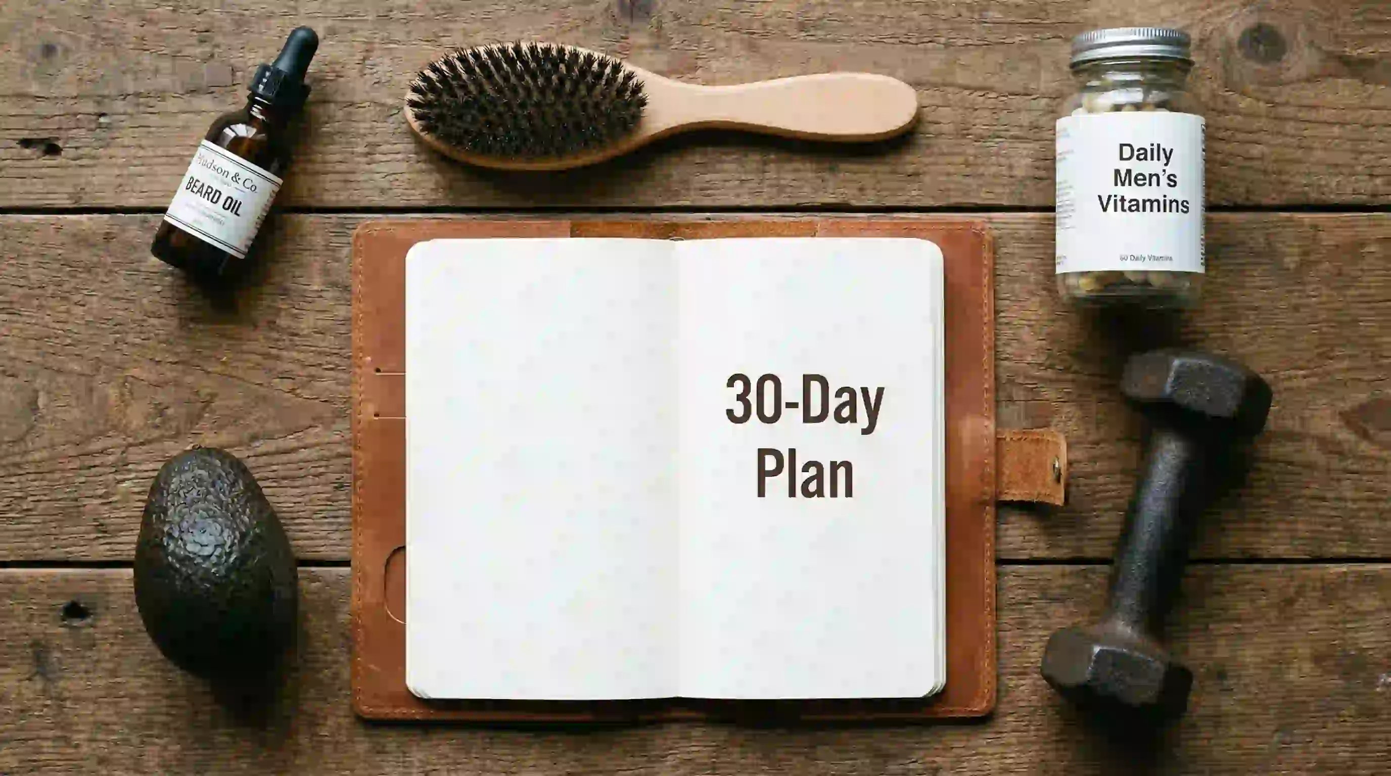 A guide on how to remove patchy beard showing various grooming tools like trimmers and brushes essential for fixing uneven facial hair growth.