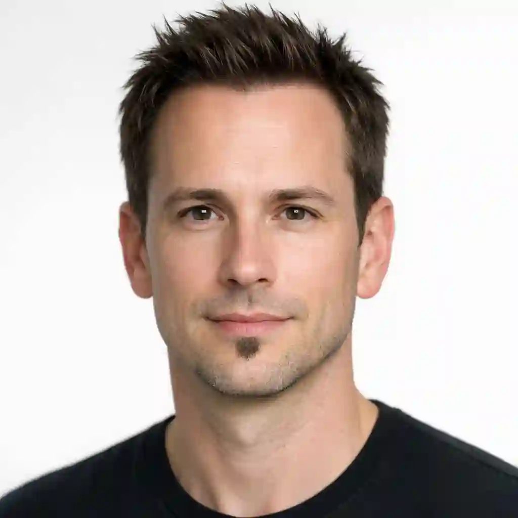 A minimalist soul patch style representing a subtle version of the beard without mustache, perfect for men who want to add a touch of character and focus to their chin without committing to a full beard.