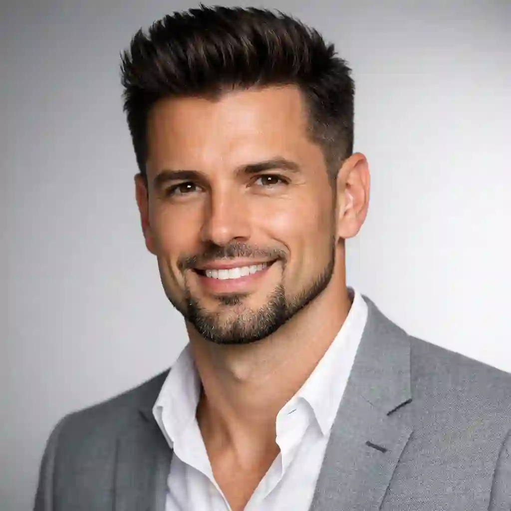 A comprehensive 2026 grooming guide showcasing various men's styles featuring a beard without sideburns, highlighting how clean-shaven cheeks can dramatically enhance a man's overall facial structure and aesthetic appeal.