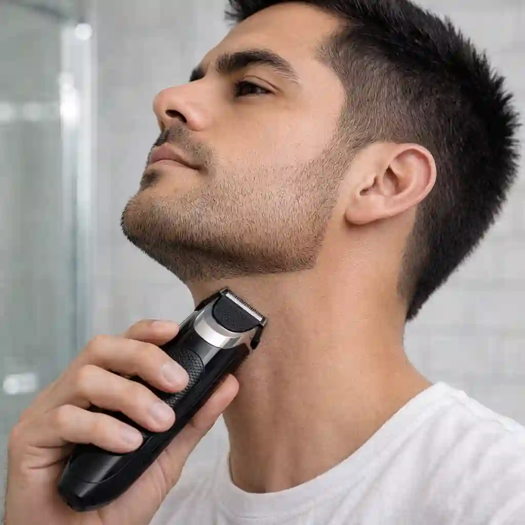 Expert tips for perfecting the edges and neckline of your remaining facial hair to ensure your chosen beard without sideburns style looks consistently sharp, deliberate, and well-maintained from every possible angle.