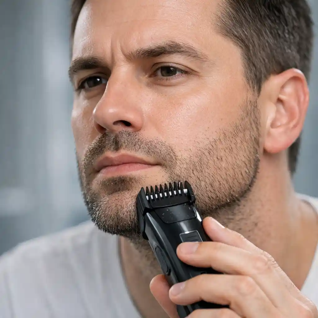 A comprehensive weekly full reshape and trim routine designed to keep your beard without sideburns looking its absolute best by redefining edges and managing length for a consistently professional grooming result.