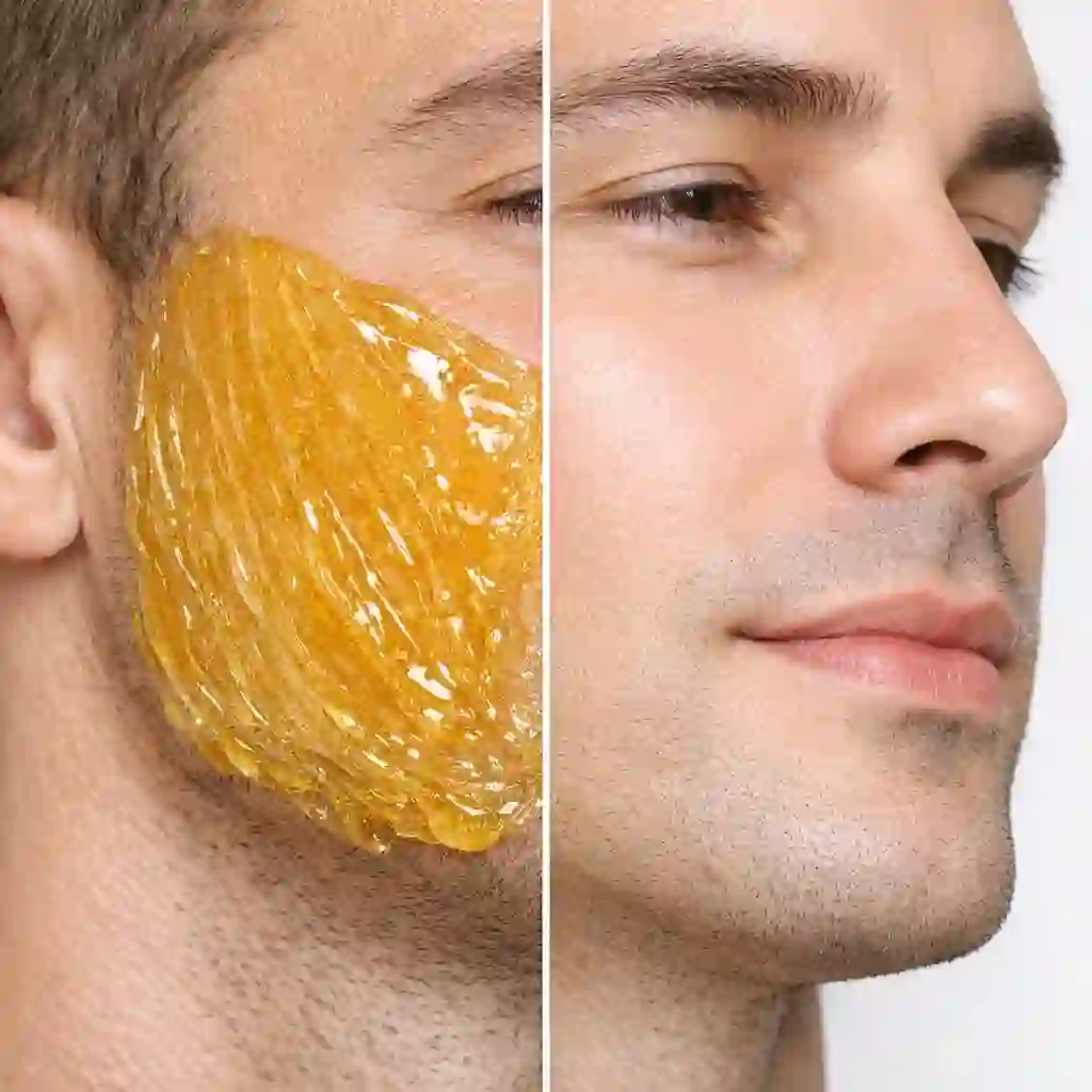 Comparing the before and after results of professional sugaring versus standard beard waxing near me to help men choose the most effective natural hair removal method for their specific skin type.