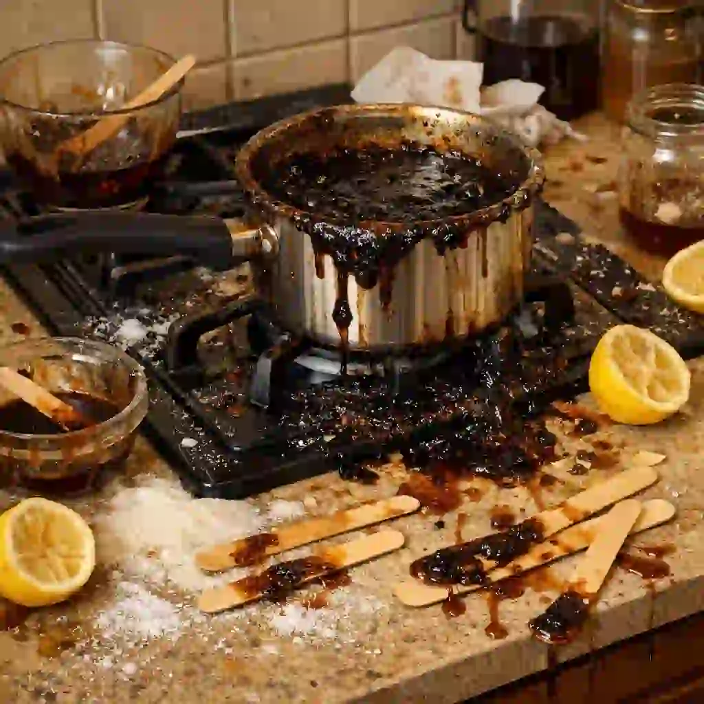 Exploring the intricate process of DIY sugaring hair removal as an alternative to professional beard waxing near me, highlighting the need for precision and the potential risks of at-home chemical treatments.