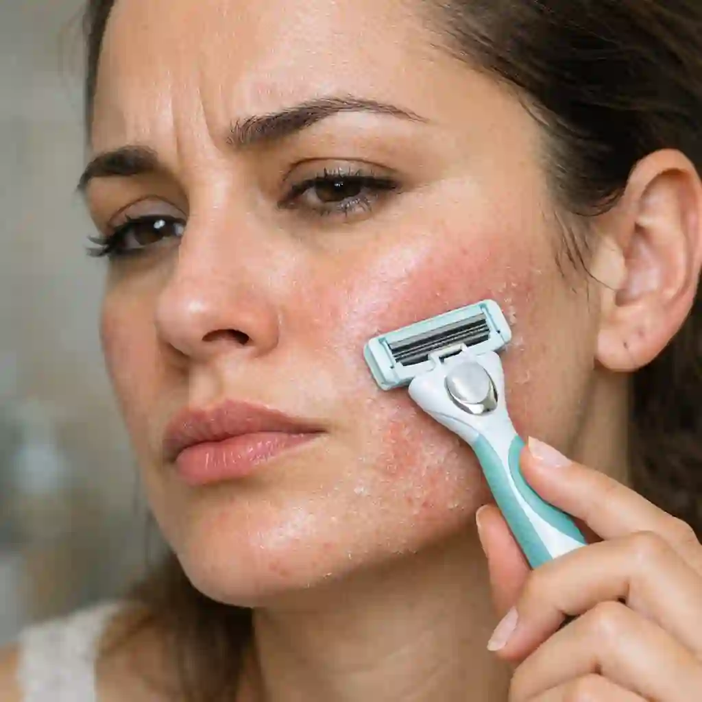 Understanding the daily grind of traditional razors compared to an advanced facial hair removal machine that provides longer-lasting results and prevents common issues like painful razor burn and unsightly nicks on sensitive skin.