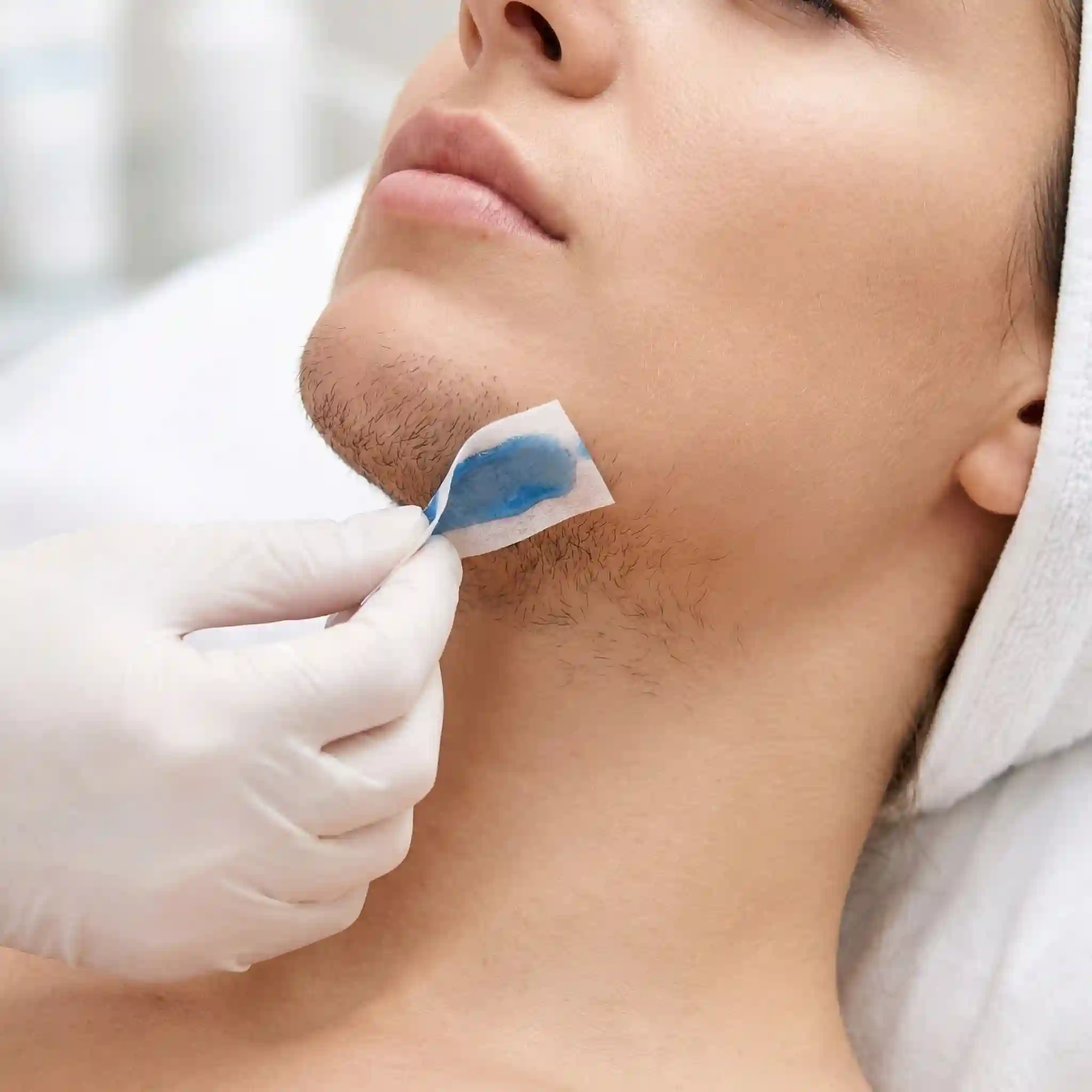 Before and after examples demonstrating the incredibly realistic results achieved through advanced AI facial hair removal technology, perfect for instantly updating professional headshots and personal profile pictures.