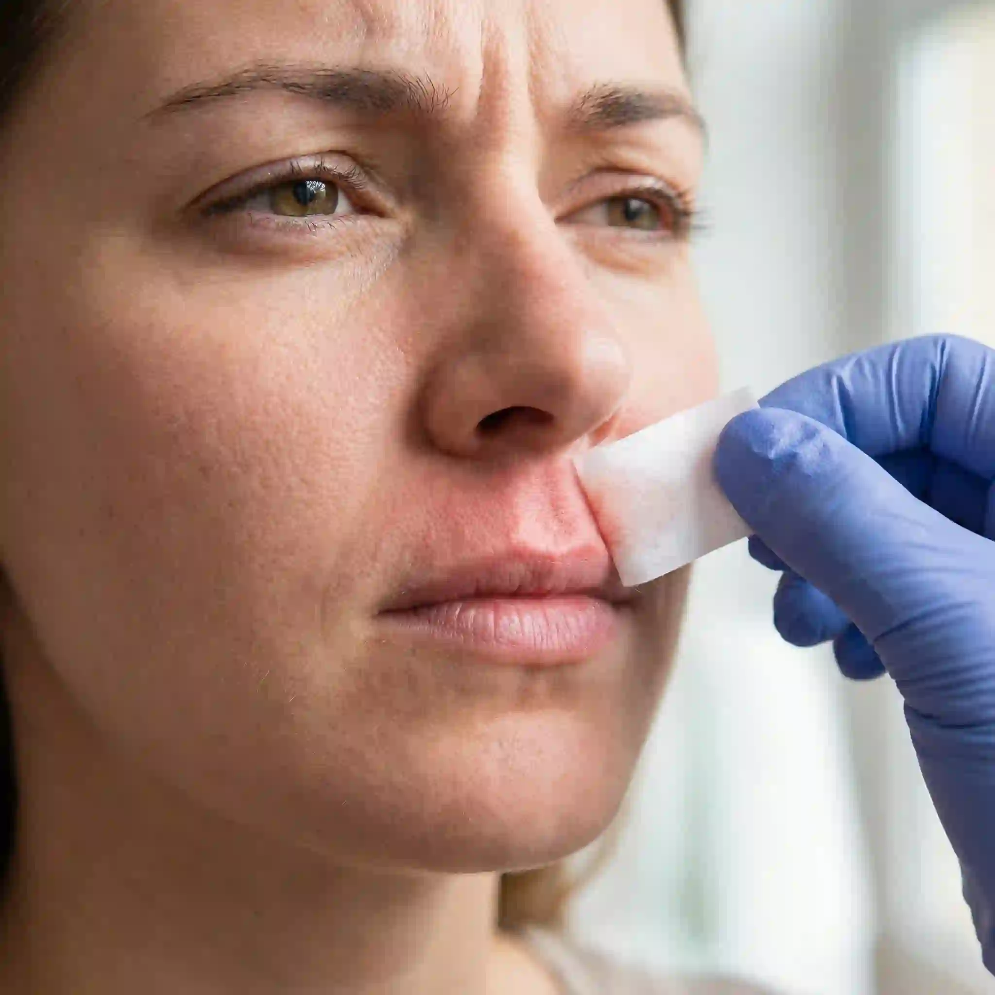 A detailed step-by-step tutorial on upper lip facial hair removal using gentle wax strips to effectively eliminate coarse hairs while protecting delicate skin from unnecessary pulling and prolonged irritation.