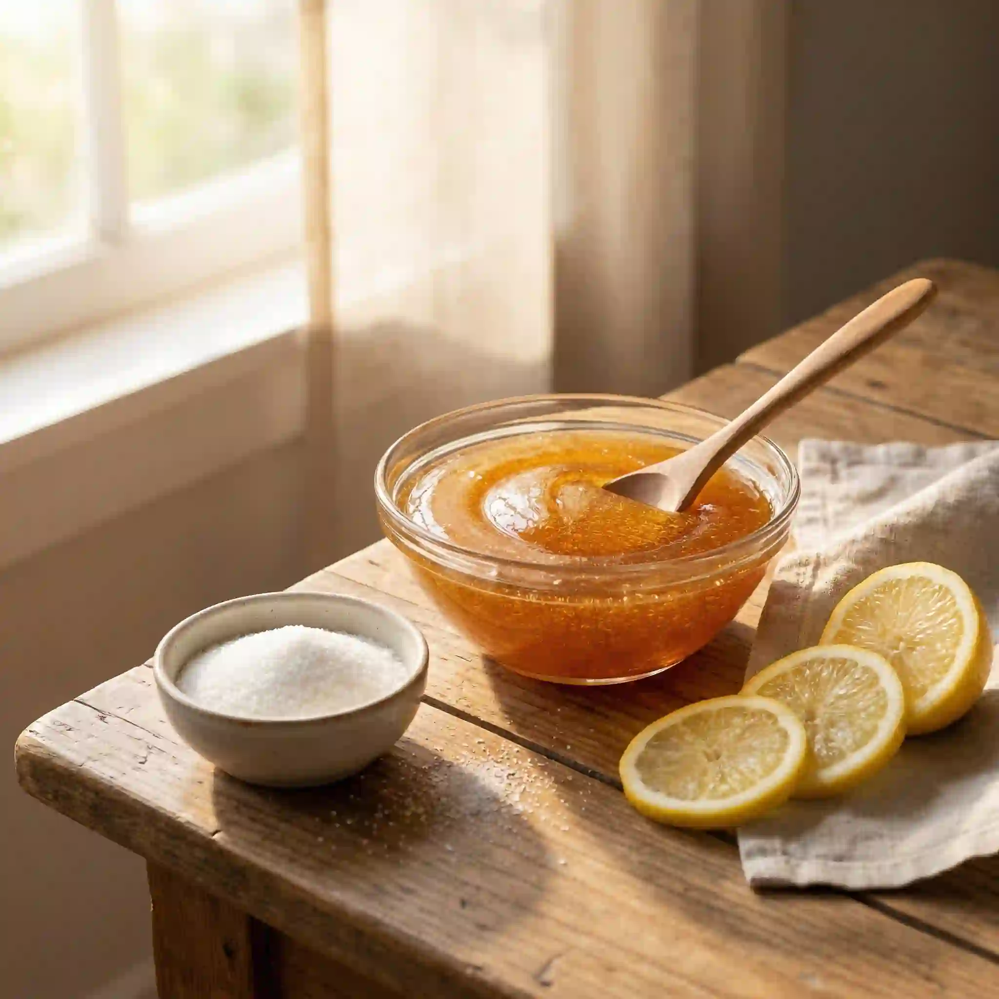 Sugaring is highlighted as a gentler, natural alternative for facial hair removal that effectively extracts hair from the root while being kinder to sensitive skin compared to traditional hot waxing.