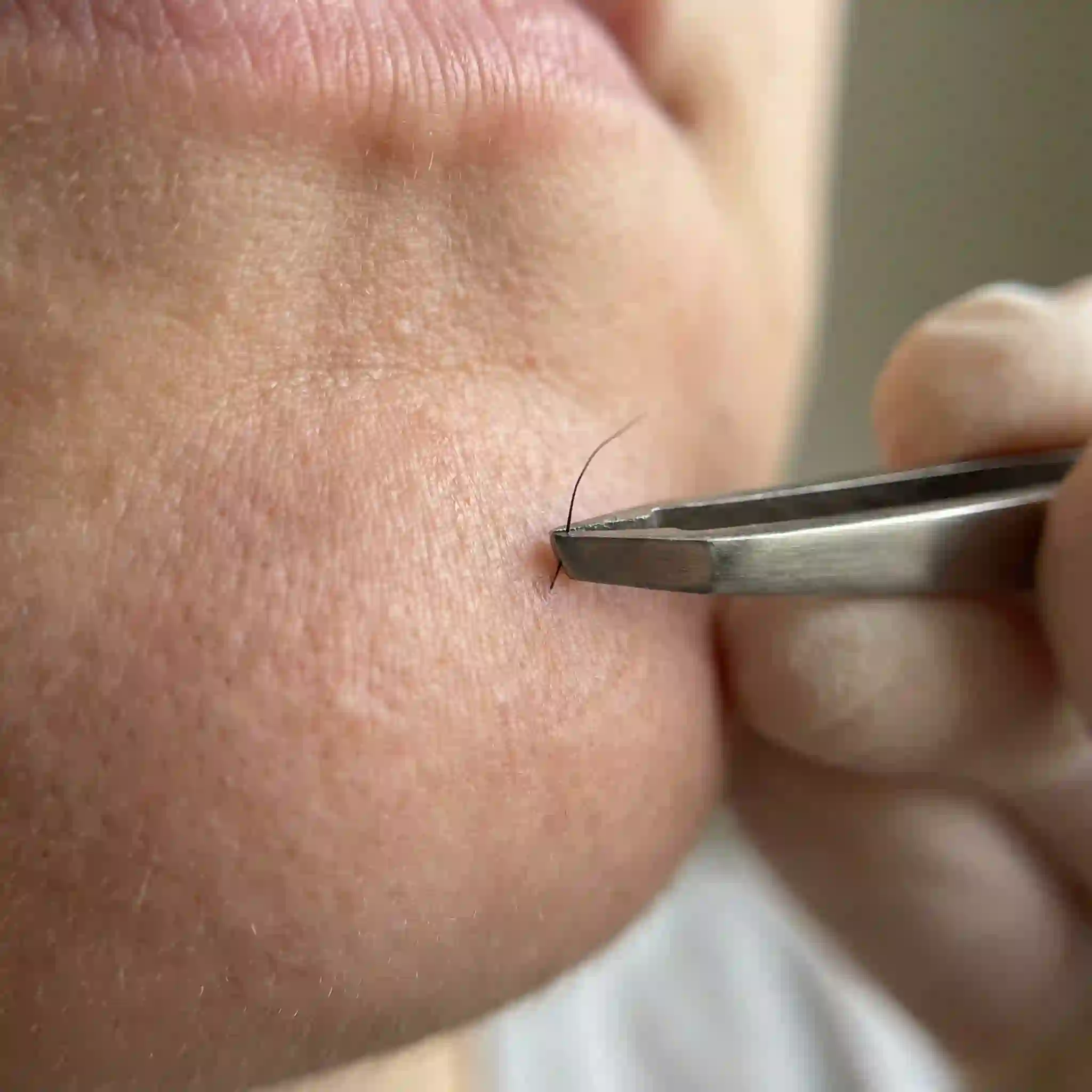 Using high-quality tweezers for targeted spot facial hair removal is an excellent way to maintain your grooming routine and precisely pluck stubborn stray hairs between your regular salon appointments.