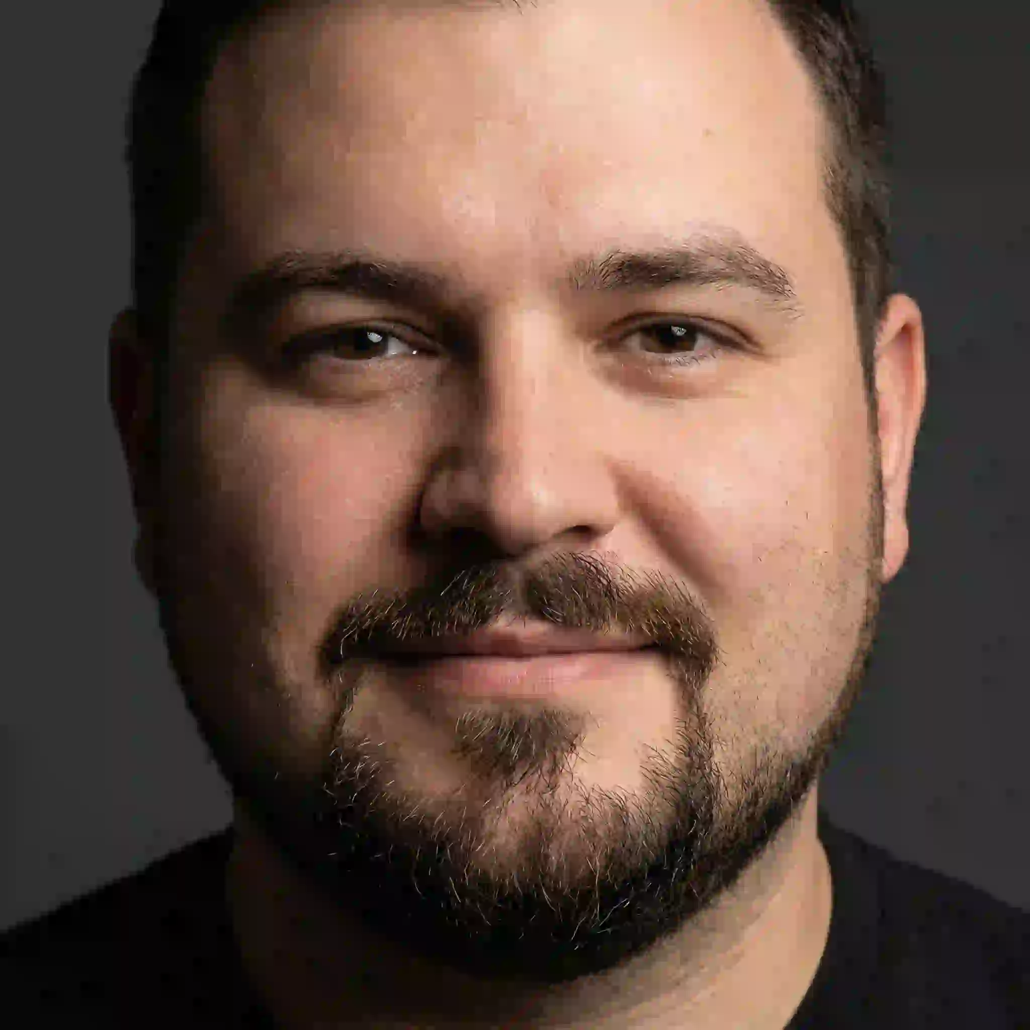 Best beard for round face showing elongating van dyke goatee and box beard styles to add length