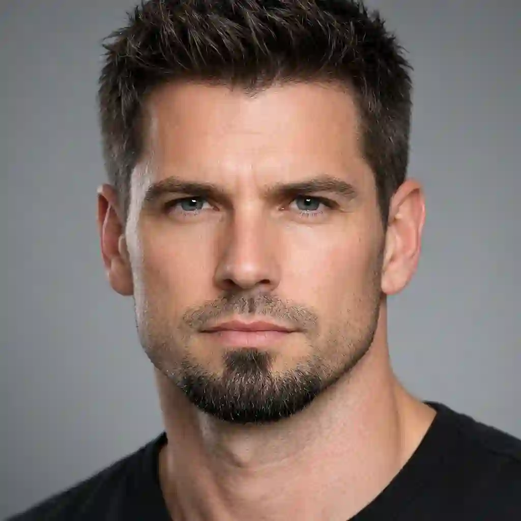 Chin beard styles without a mustache showing focused jaw and chin hair that emphasize the lower face