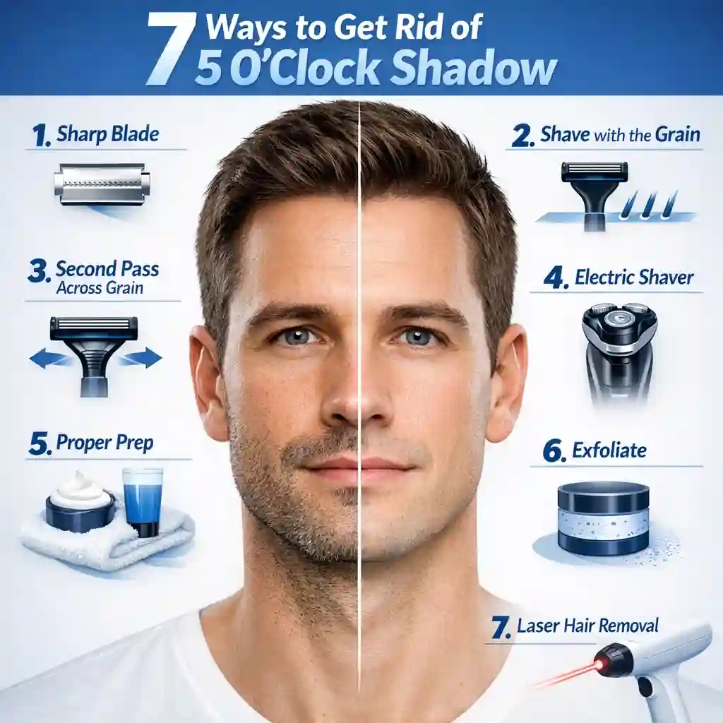 7 proven methods to get rid of 5 o'clock shadow covering shaving skills tool selection and permanent hair removal